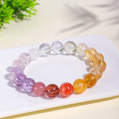 Wealth & Wisdom Clear Quartz Bracelet