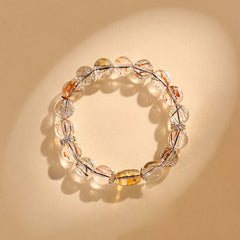 Black Golden Super Seven Crystal Bracelet