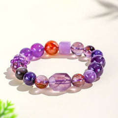 Bolivian Amethyst Multi-Stone Bracelet