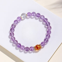 Purple Azeztulite Wisdom Bracelet