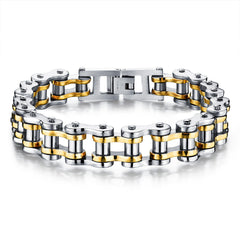 Rock personality locomotive chain bracelet