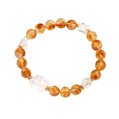 Natural Clear Quartz Nine-Tailed Fox Bracelet