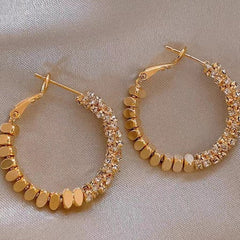 Broken Silver Light Luxury Earrings