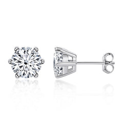 Classic Moissanite Stud Earrings