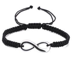 imple 8-Character Braided Adjustable Bracelet