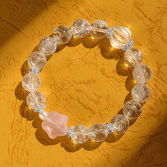 Sweet Luster Clear Quartz Bracelet