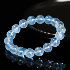 Natural Ice Blue Aquamarine Bracelet