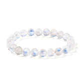 Minimalist Natural Blue Moonstone Bracelet