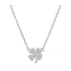 Lucky Leaf Four-Leaf Clover Pendant Necklace