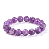 5A Natural Purple Rutilated Quartz Bracelet