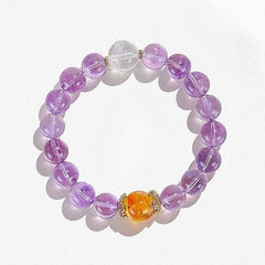 Purple Azeztulite Wisdom Bracelet