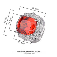 Bird’s Nest Cut Colorful Gemstone Ring