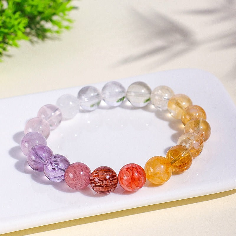 Wealth & Wisdom Clear Quartz Bracelet