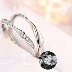 Simple Stylish Couple Open Ring