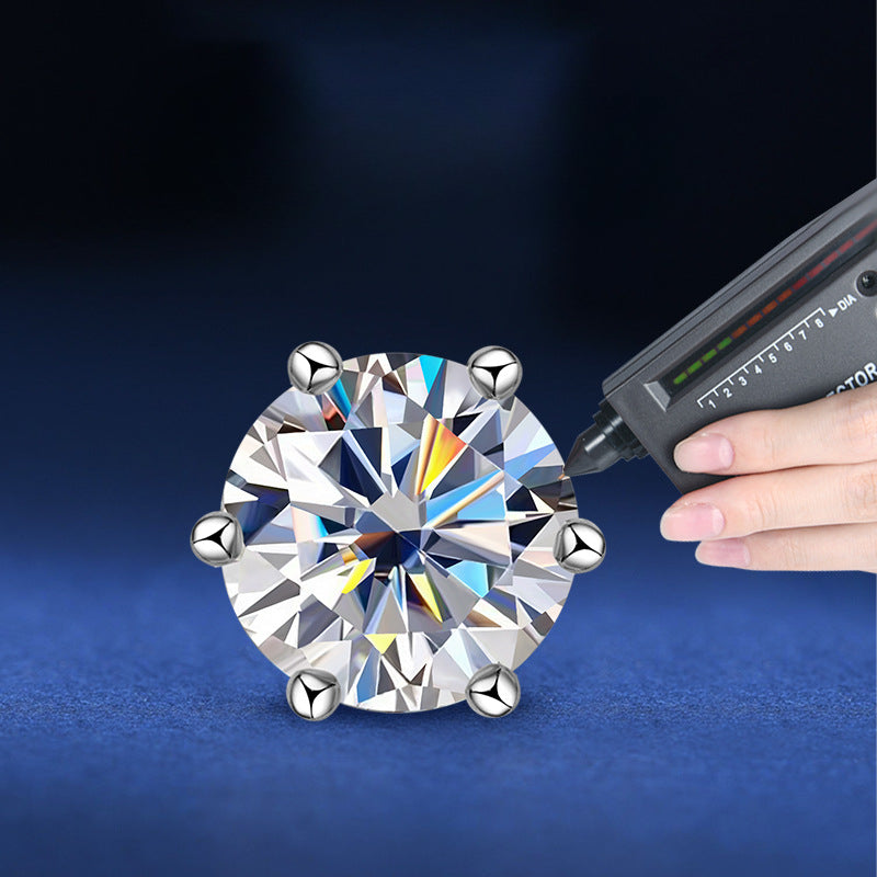 Classic Moissanite Stud Earrings