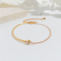 Simple Light Luxury Zircon Bracelet