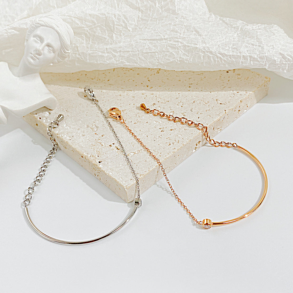 Simple Light Luxury Zircon Bracelet