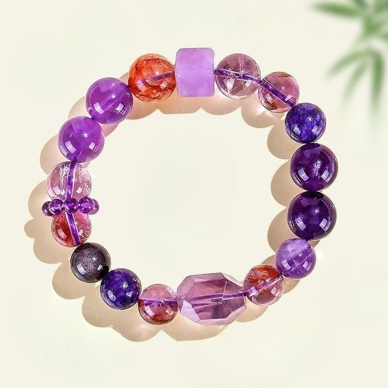 Bolivian Amethyst Multi-Stone Bracelet