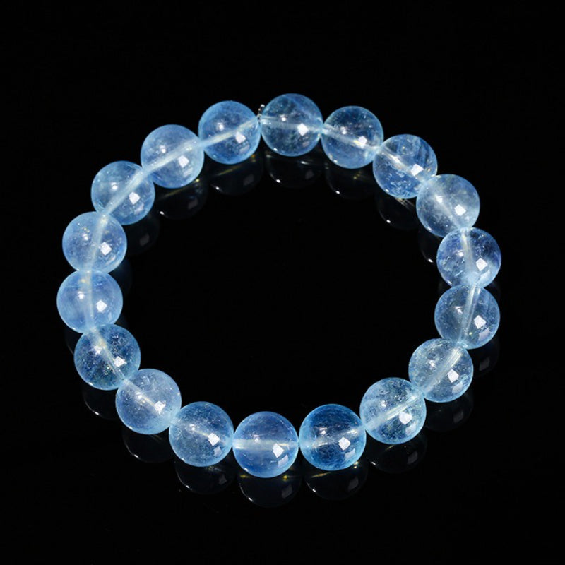 Natural Ice Blue Aquamarine Bracelet
