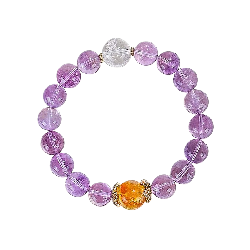 Purple Azeztulite Wisdom Bracelet