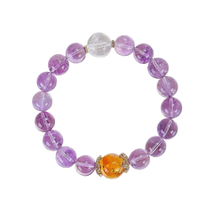 Purple Azeztulite Wisdom Bracelet