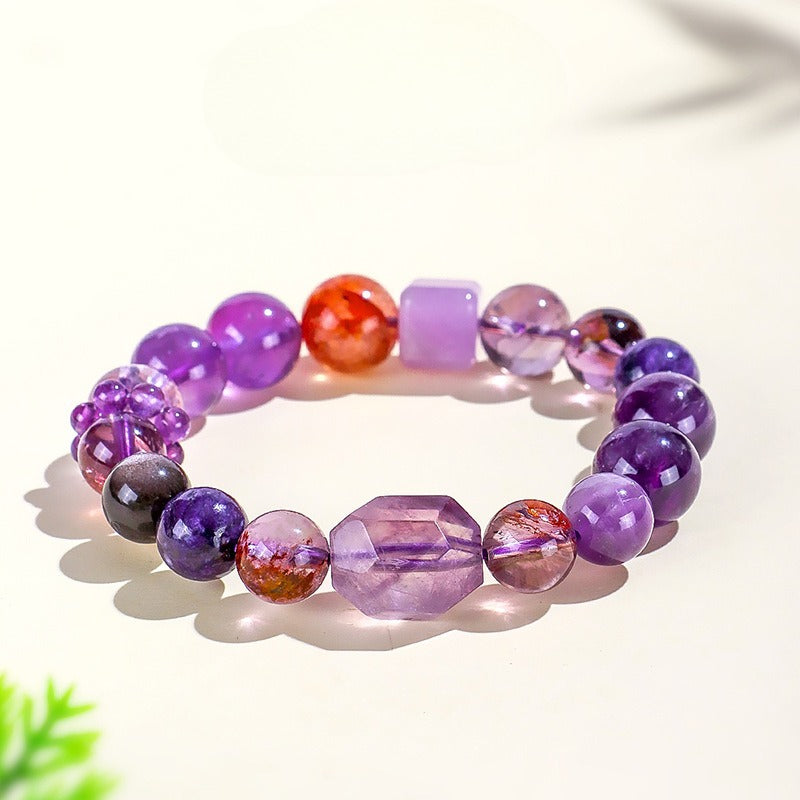Bolivian Amethyst Multi-Stone Bracelet