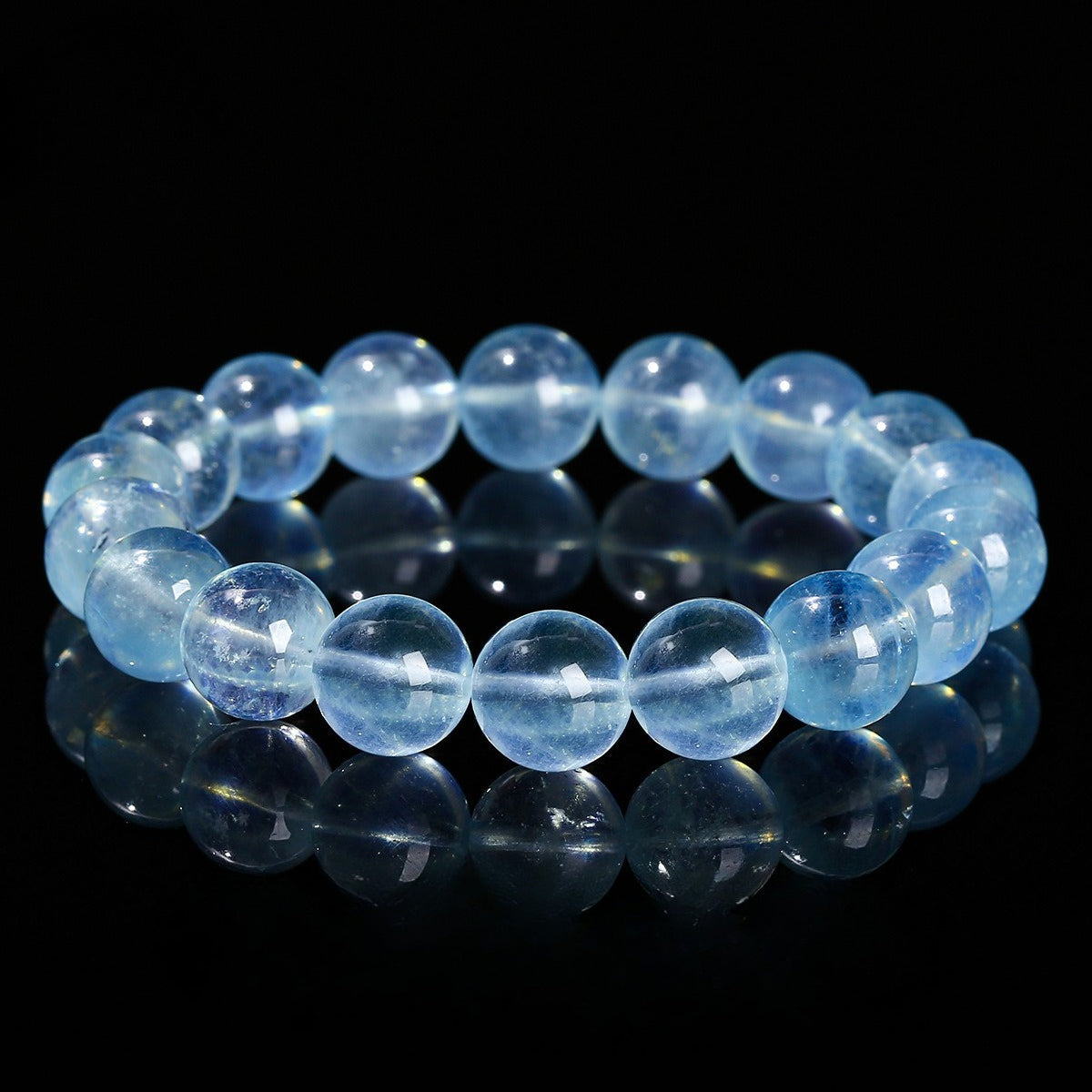 Natural Ice Blue Aquamarine Bracelet