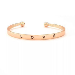 C-Type Minimalist Open Love Bracelet