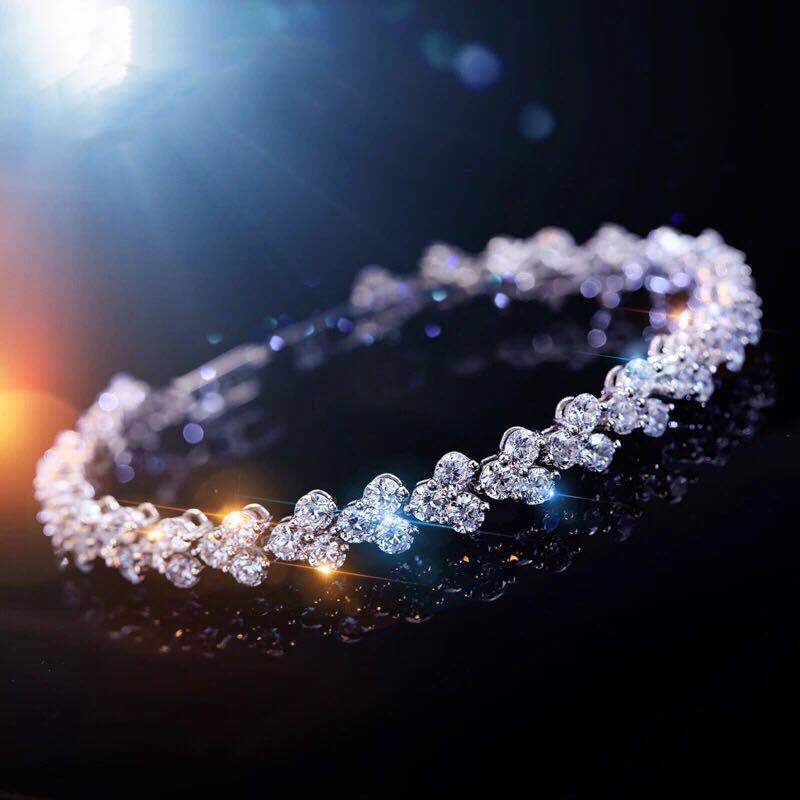 Super flash full diamond bracelet