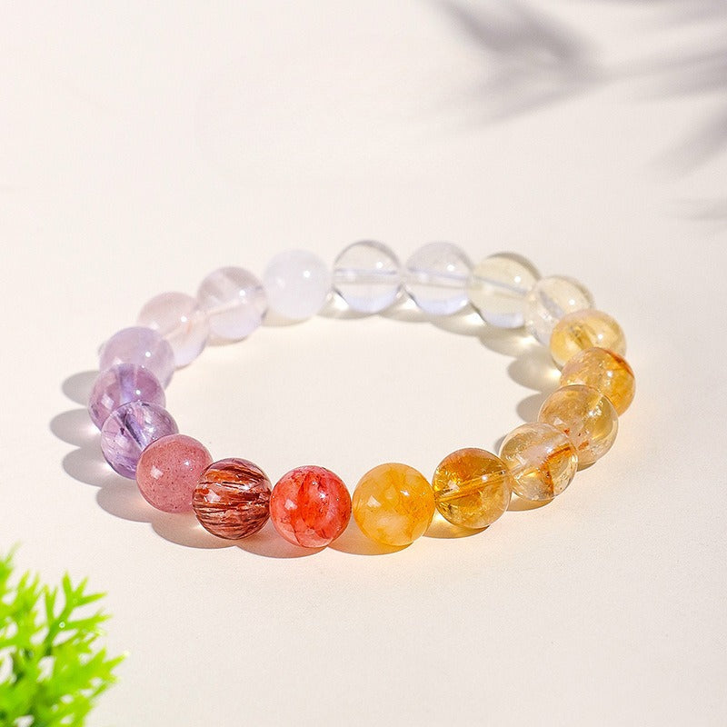 Wealth & Wisdom Clear Quartz Bracelet