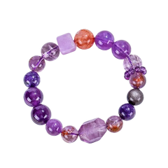 Bolivian Amethyst Multi-Stone Bracelet