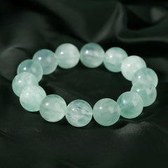 Mint Green Rutilated Quartz & Fluorite Bracelet