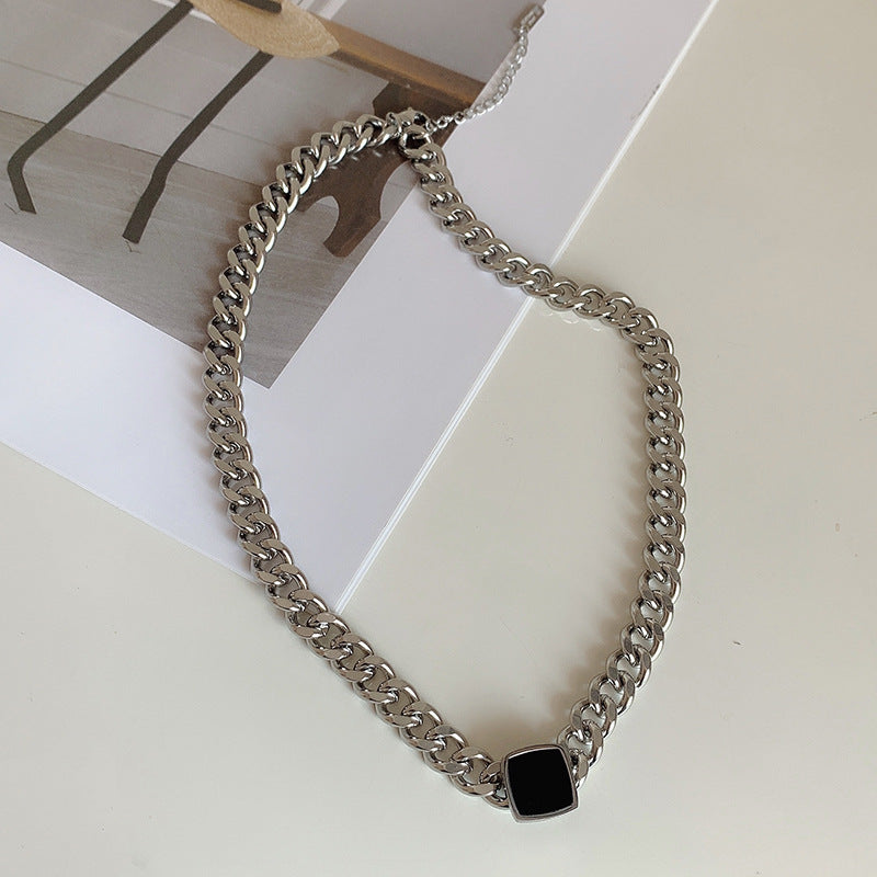 Personalized exaggerated titanium steel necklace