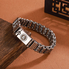 Retro Rotatable Transfer Bead Men's Bracelet