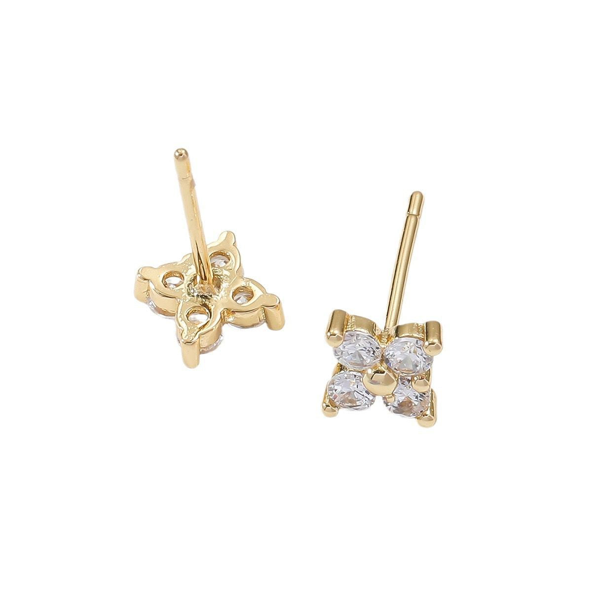 Lucky Clover Stud Earrings