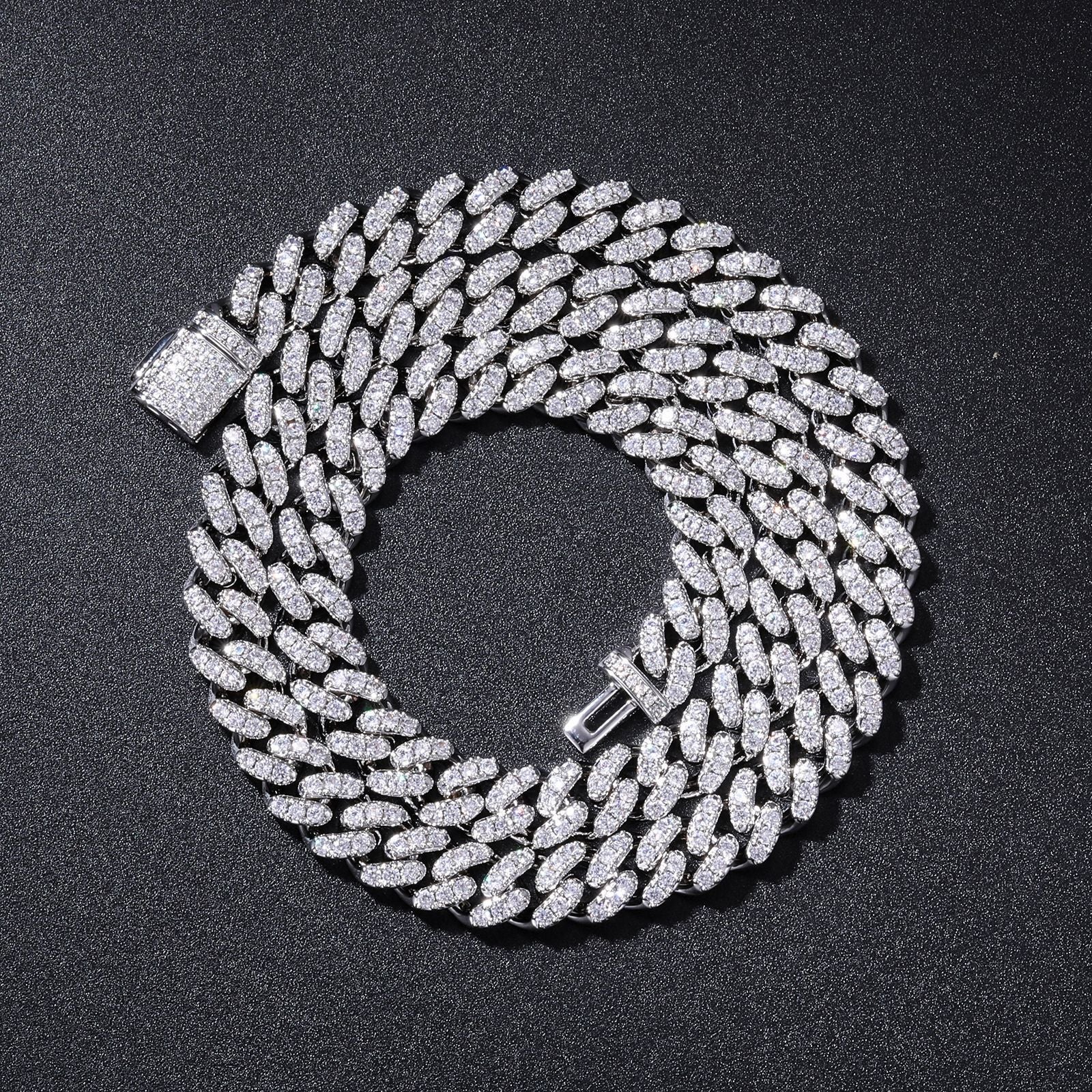 Single Row Zircon Hip Hop Necklace