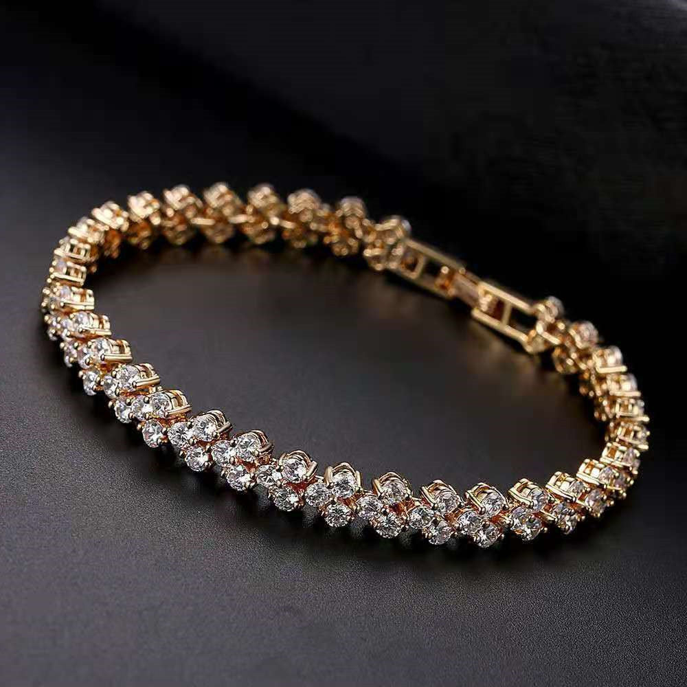 Super flash full diamond bracelet