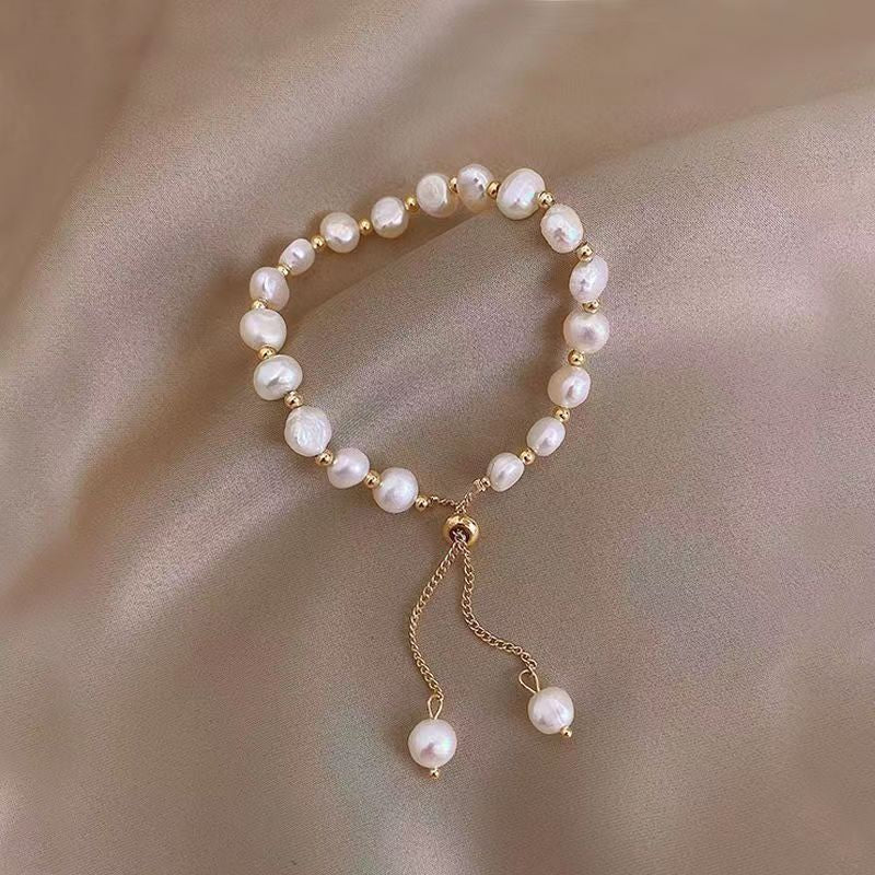 Vintage Baroque Special-Shaped Pearl Bracelet