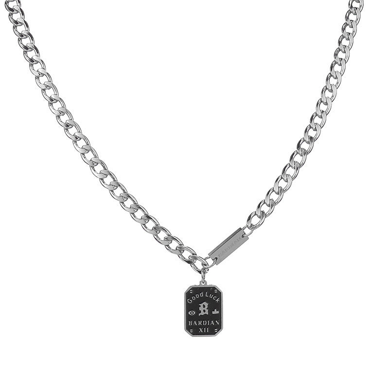 Titanium Steel Light Luxury Men's Necklace