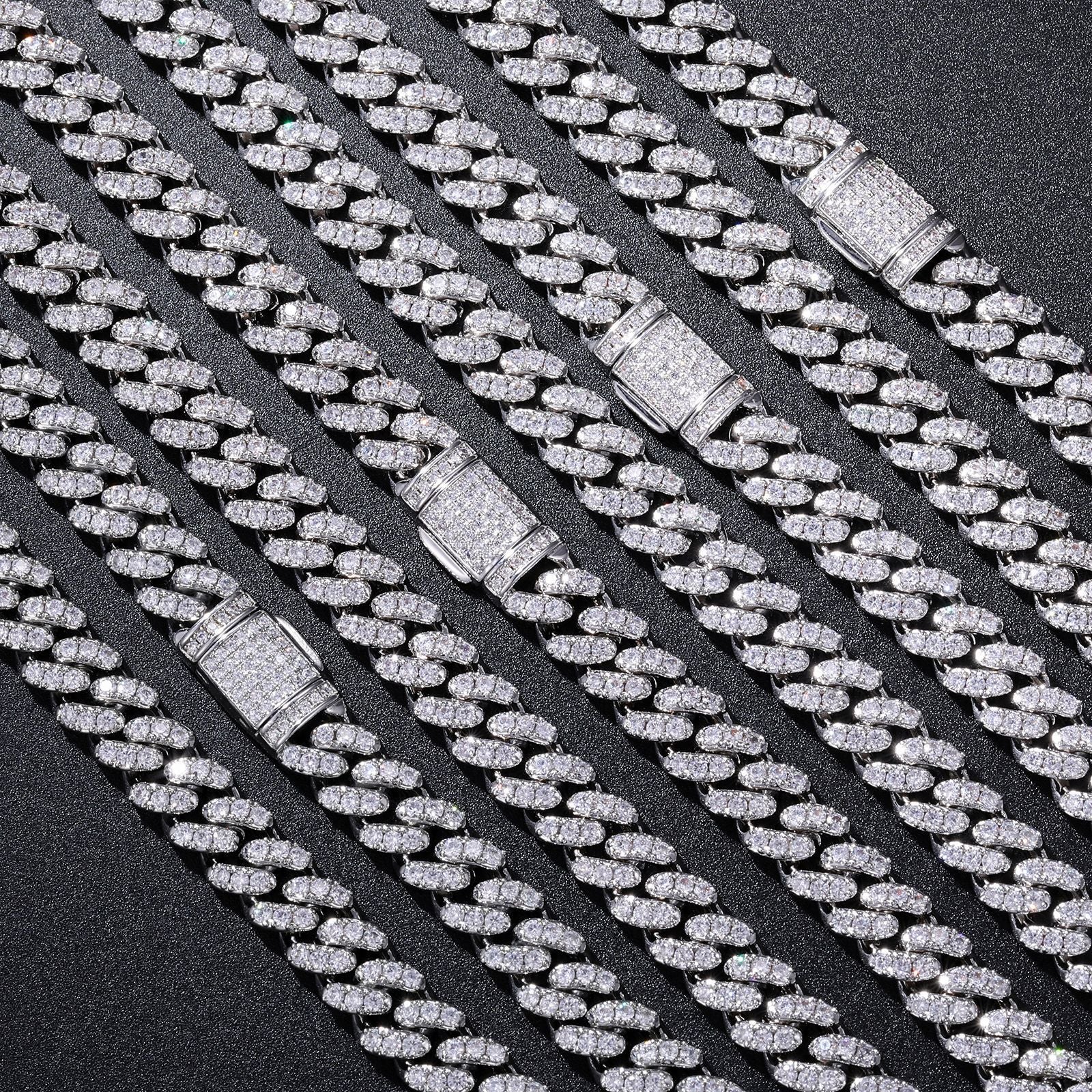 Single Row Zircon Hip Hop Necklace