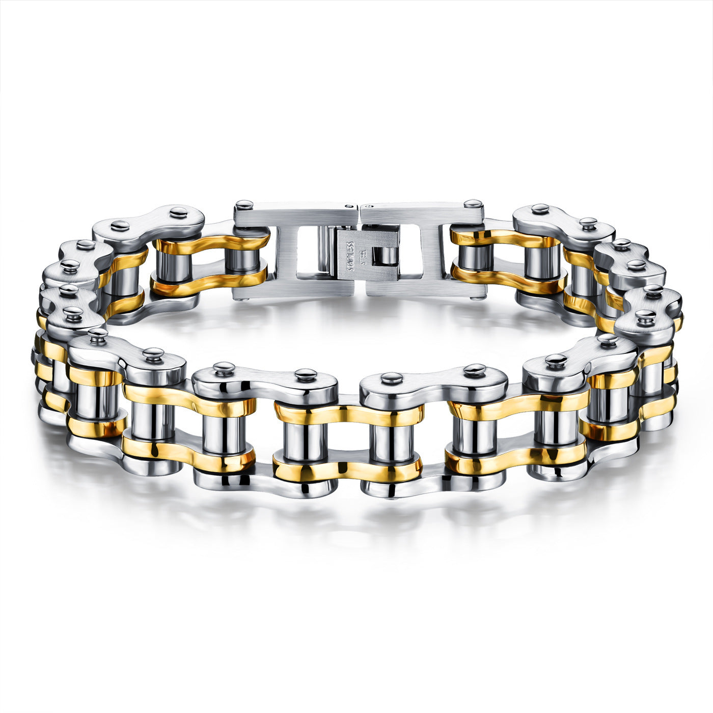 Rock personality locomotive chain bracelet