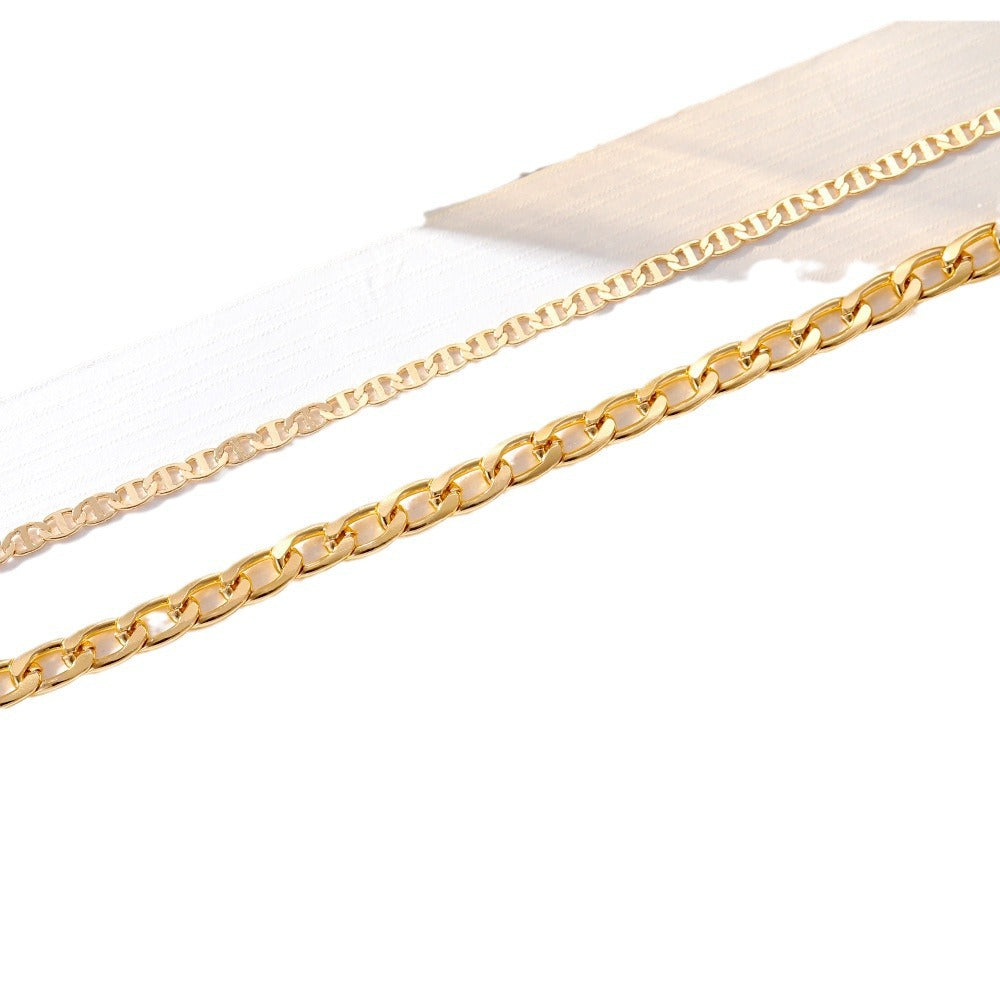 Fashion Light Luxury Cross Pendant Necklace