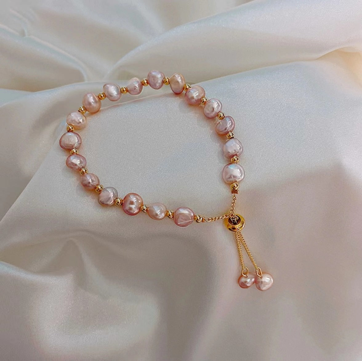 Vintage Baroque Special-Shaped Pearl Bracelet