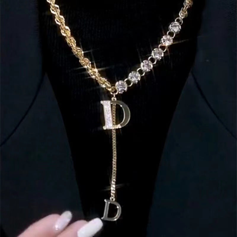 Letter D necklace