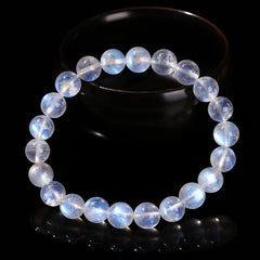 Minimalist Natural Blue Moonstone Bracelet