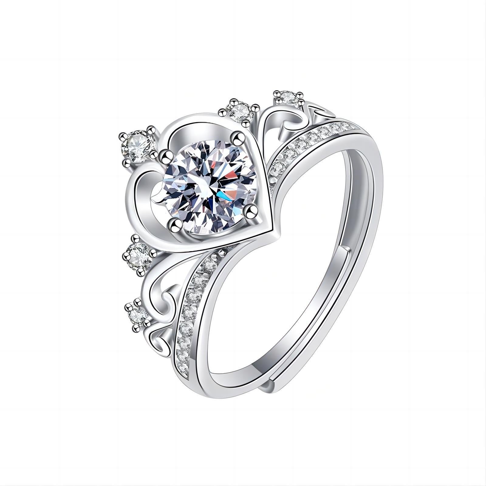 Crown Muse Miniature Fairy Diamond Ring