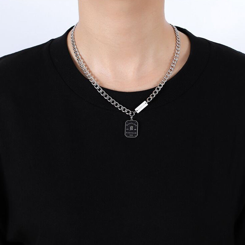 Titanium Steel Light Luxury Men's Necklace