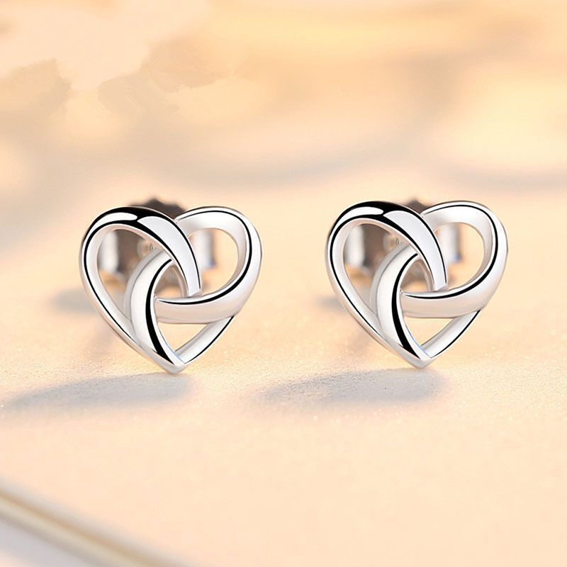 Interwoven Love Stud Earrings