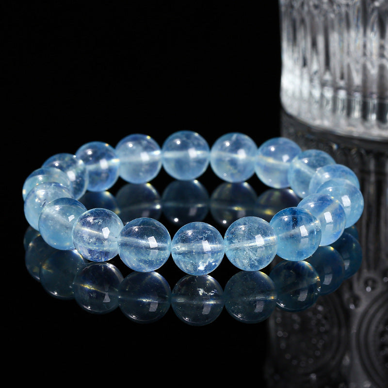 Natural Ice Blue Aquamarine Bracelet
