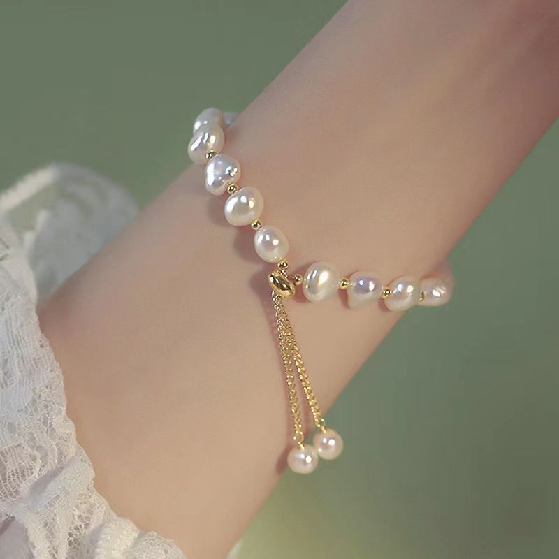 Vintage Baroque Special-Shaped Pearl Bracelet